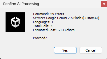 AI Assistant context menu